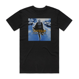 Sonique It Feels So Good Album Cover T-Shirt Black Sonique It Feels So Good Album Cover T-Shirt Black