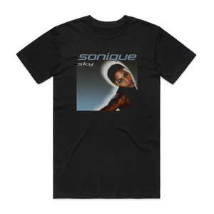 Sonique Sky Album Cover T-Shirt Black Sonique Sky Album Cover T-Shirt Black