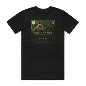 Steven Price Jungles Our Planet Episode 3 Album Cover T-Shirt Black Steven Price Jungles Our Planet Episode 3 Album Cover T-Shirt Black