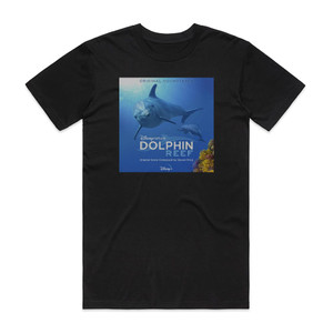 Steven Price Dolphin Reef Album Cover T-Shirt Black