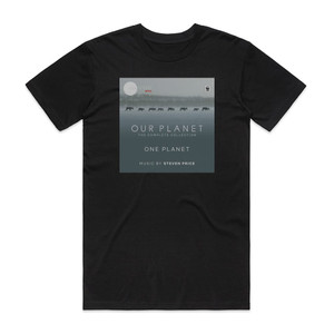 Steven Price One Planet Our Planet Episode 1 Album Cover T-Shirt Black Steven Price One Planet Our Planet Episode 1 Album Cover T-Shirt Black