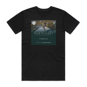Steven Price Forests Our Planet Episode 8 Album Cover T-Shirt Black