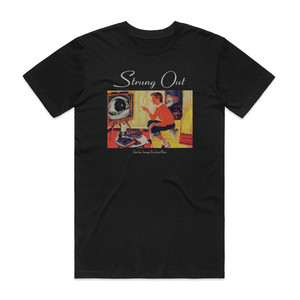Strung Out Suburban Teenage Wasteland Blues 1 Album Cover T-Shirt Black Strung Out Suburban Teenage Wasteland Blues 1 Album Cover T-Shirt Black