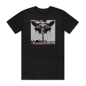 Strung Out Blackhawks Over Los Angeles Album Cover T-Shirt Black Strung Out Blackhawks Over Los Angeles Album Cover T-Shirt Black