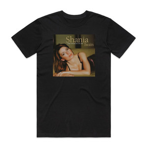 Shania Twain The Woman In Me Album Cover T-Shirt Black Shania Twain The Woman In Me Album Cover T-Shirt Black