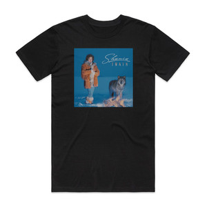 Shania Twain Shania Twain Album Cover T-Shirt Black Shania Twain Shania Twain Album Cover T-Shirt Black