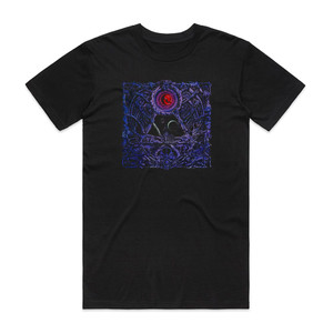 Skelethal Interstellar Knowledge Of The Purple Entity Album Cover T-Shirt Black