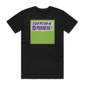 Sash La Primavera 1 Album Cover T-Shirt Black Sash La Primavera 1 Album Cover T-Shirt Black