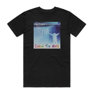 Sash Colour The World 1 Album Cover T-Shirt Black