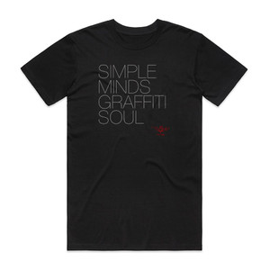 Simple Minds Graffiti Soul Album Cover T-Shirt Black