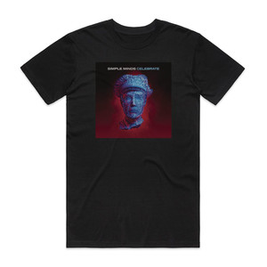Simple Minds Celebrate Album Cover T-Shirt Black Simple Minds Celebrate Album Cover T-Shirt Black
