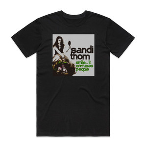 Sandi Thom Smile It Confuses People Album Cover T-Shirt Black Sandi Thom Smile It Confuses People Album Cover T-Shirt Black