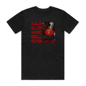 Space Space Album Cover T-Shirt Black