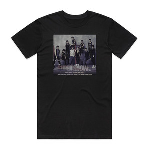 Super Junior Super Show 3 The 3Rd Asia Tour Album Cover T-Shirt Black Super Junior Super Show 3 The 3Rd Asia Tour Album Cover T-Shirt Black