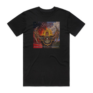 Skinless From Sacrifice To Survival Album Cover T-Shirt Black Skinless From Sacrifice To Survival Album Cover T-Shirt Black