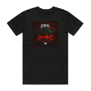 Sahg Iii Album Cover T-Shirt Black