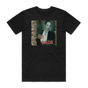 Sade Grand Collection Album Cover T-Shirt Black Sade Grand Collection Album Cover T-Shirt Black