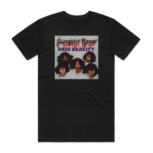 Slaughter House Face Reality Album Cover T-Shirt Black Slaughter House Face Reality Album Cover T-Shirt Black
