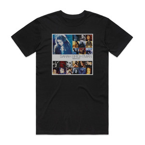 Sarah Brightman Rarities I Album Cover T-Shirt Black Sarah Brightman Rarities I Album Cover T-Shirt Black