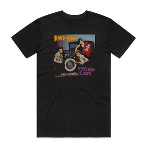 Stray Cats Rant N Rave With The Stray Cats 1 Album Cover T-Shirt White