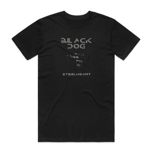 Steelheart Black Dog Album Cover T-Shirt Black Steelheart Black Dog Album Cover T-Shirt Black