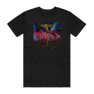 Shaman More Live Album Cover T-Shirt Black Shaman More Live Album Cover T-Shirt Black