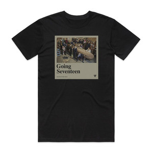 SEVENTEEN Going Seventeen Album Cover T-Shirt Black SEVENTEEN Going Seventeen Album Cover T-Shirt Black