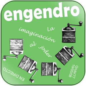 Engendro La Imaginacin Al Joder Album Cover Sticker Engendro La Imaginacin Al Joder Album Cover Sticker