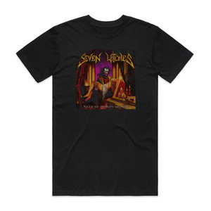 Seven Witches Xiled To Infinity And One Album Cover T-Shirt Black