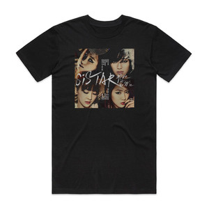 Sistar Give It To Me Album Cover T-Shirt Black Sistar Give It To Me Album Cover T-Shirt Black