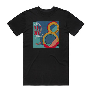 The Gap Band Gap Band Viii Album Cover T-Shirt Black The Gap Band Gap Band Viii Album Cover T-Shirt Black