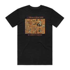The Tragically Hip In Between Evolution Album Cover T-Shirt Black The Tragically Hip In Between Evolution Album Cover T-Shirt Black