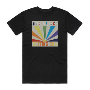 The Aliens Setting Sun Album Cover T-Shirt Black The Aliens Setting Sun Album Cover T-Shirt Black