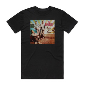 The Baseballs Strings N Stripes Album Cover T-Shirt Black