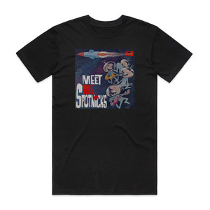 The Spotnicks Meet The Spotnicks Album Cover T-Shirt Black The Spotnicks Meet The Spotnicks Album Cover T-Shirt Black