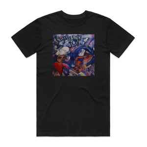 The Band of Holy Joy Positively Spooked Album Cover T-Shirt Black The Band of Holy Joy Positively Spooked Album Cover T-Shirt Black