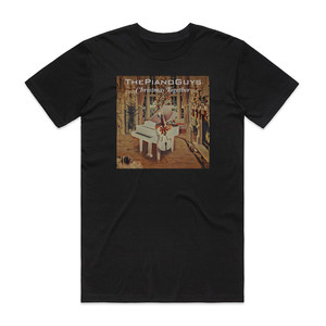 The Piano Guys Christmas Together Album Cover T-Shirt Black