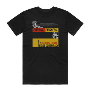 The International Noise Conspiracy Survival Sickness Album Cover T-Shirt Black