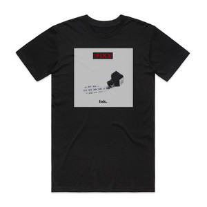 The Fixx Ink Album Cover T-Shirt Black The Fixx Ink Album Cover T-Shirt Black