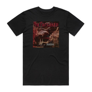 The Forsaken Arts Of Desolation Album Cover T-Shirt Black The Forsaken Arts Of Desolation Album Cover T-Shirt Black