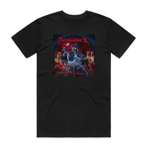 Thrashback Night Of The Sacrifice Album Cover T-Shirt Black Thrashback Night Of The Sacrifice Album Cover T-Shirt Black