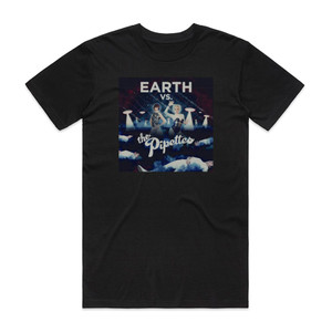 The Pipettes Earth Vs The Pipettes Album Cover T-Shirt Black The Pipettes Earth Vs The Pipettes Album Cover T-Shirt Black