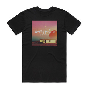 The Happy Hollows Concordia Album Cover T-Shirt Black The Happy Hollows Concordia Album Cover T-Shirt Black