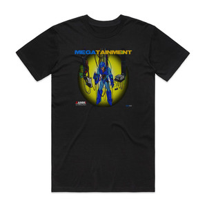 The Megas Megatainment Album Cover T-Shirt Black