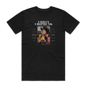 The Chipmunks Urban Chipmunk Album Cover T-Shirt Black The Chipmunks Urban Chipmunk Album Cover T-Shirt Black