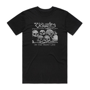 The Casualties On The Front Line Album Cover T-Shirt Black The Casualties On The Front Line Album Cover T-Shirt Black