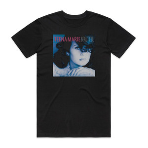 Teena Marie Beautiful Album Cover T-Shirt Black Teena Marie Beautiful Album Cover T-Shirt Black