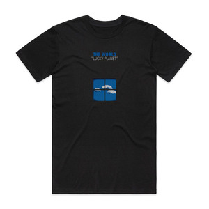 The World Lucky Planet Album Cover T-Shirt Black