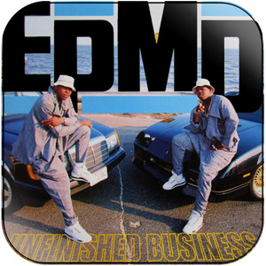 EPMD Unfinished Business Album Cover Sticker EPMD Unfinished Business Album Cover Sticker