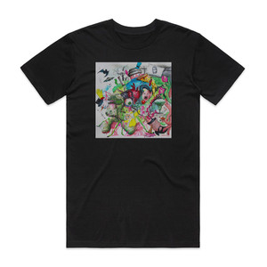 Tropical Fuck Storm Braindrops Album Cover T-Shirt Black